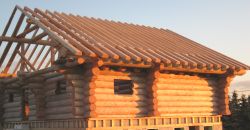 Blockhaus Rohbau